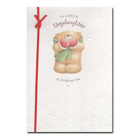 Stepdaughter Forever Friends Christmas Card